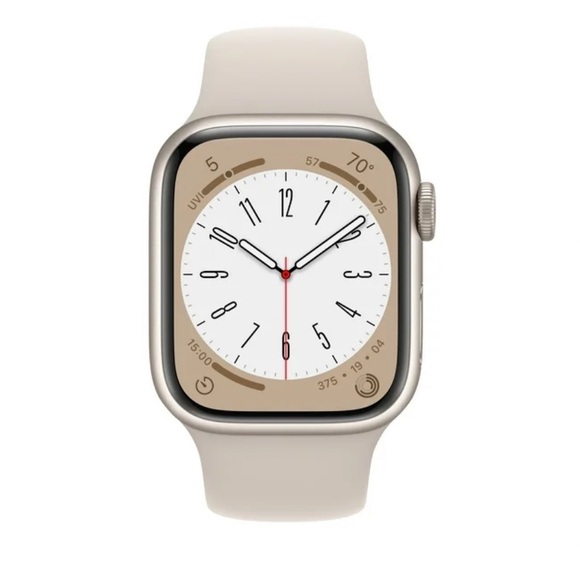 Apple Watch Series 8 GPS + Cellular 41mm Starlight Aluminum Case - Picture 6 of 6